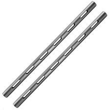 Kondor Blue 15ROD12-2 12-Inch PPSH 15mm Rod, Threaded, Space Gray, 2 Pack