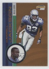 2001 Pacific Invincible 111/1000 Darrell Jackson #226 0a1