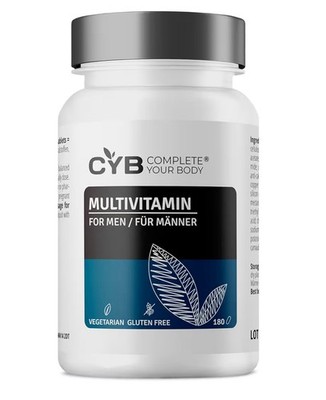 Multivitamin für Männer - 180 Tabletten vegetarisch