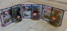 Vintage Ty Teenie Beanie Babies 2000 McDonald's Dinosaur Trio Set of 3 Sealed