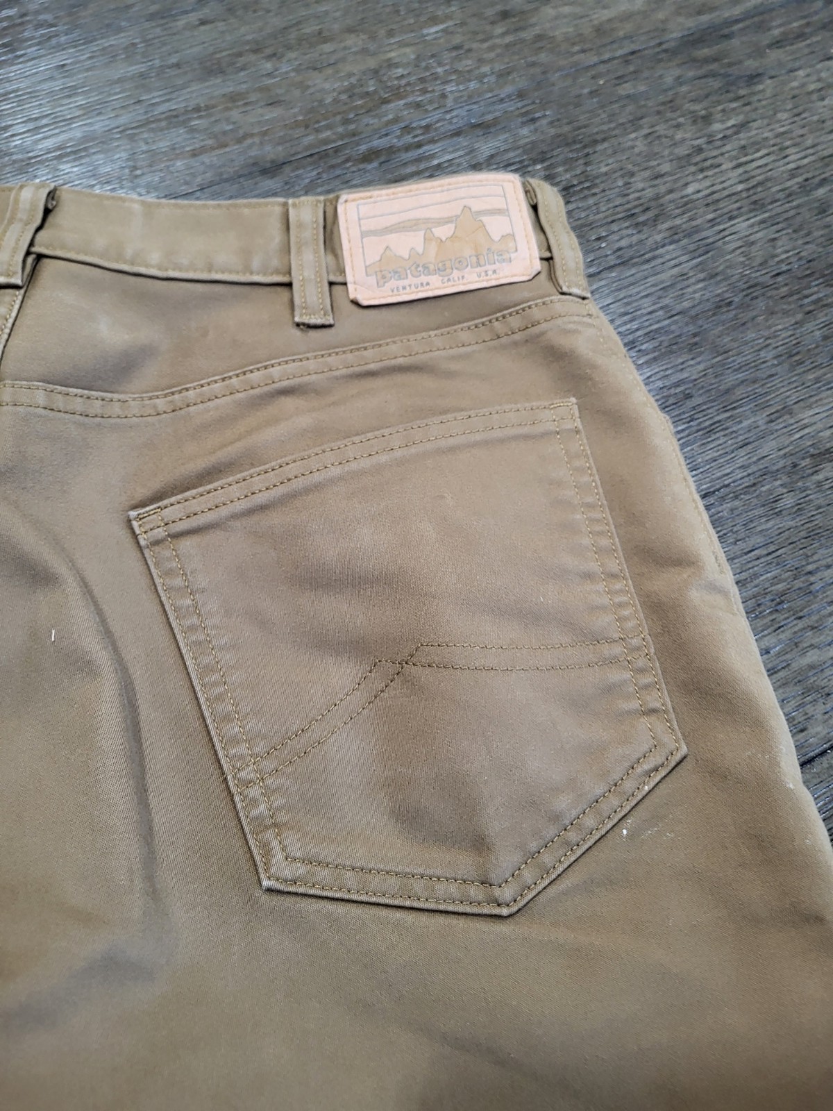 Patagonia Iron Clad Performance Twill Jeans Straight Leg Brown Men’s size 32x29 thumbnail 8