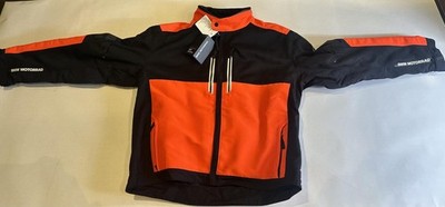 BMW MOTORRAD JACK BAVELLA HERREN NEON ORANGE AND BLACK MOTORCYCLE
