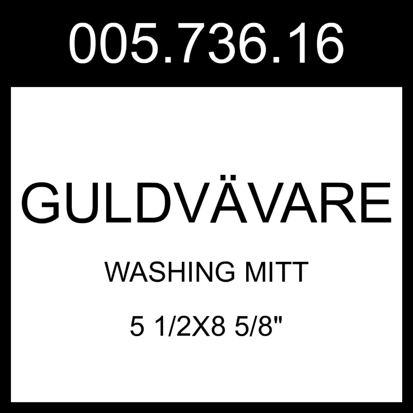 IKEA GULDVAVARE GULDVÄVARE Washing Mitt 3 Pack 5 1/2x8 5/8" 005.736.16