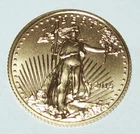 One (1) 2015 $5 American Gold Eagle 1/10 oz Gold Coin Uncirculated