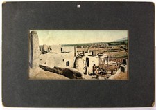 ca1903 NATIVE AMERICAN TAOS PUEBLO INDIAN VILLAGE PHOTO By WILLIAM HENRY JACKSON
