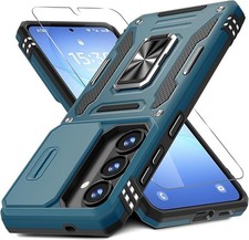 Case for Samsung Galaxy S26 6.3-Inch with Slide Camera Cover, Screen Protector