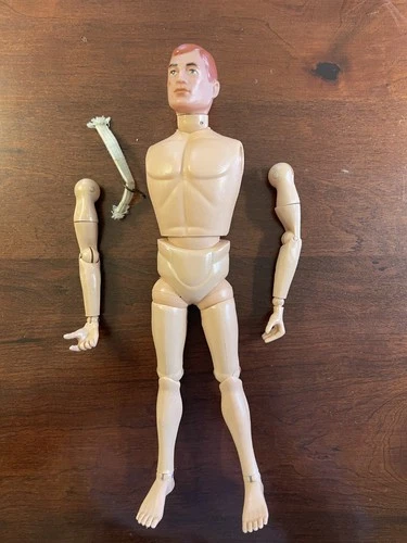 Vintage. Red Hair with Scar Face Gi Joe.  Arms need repair.