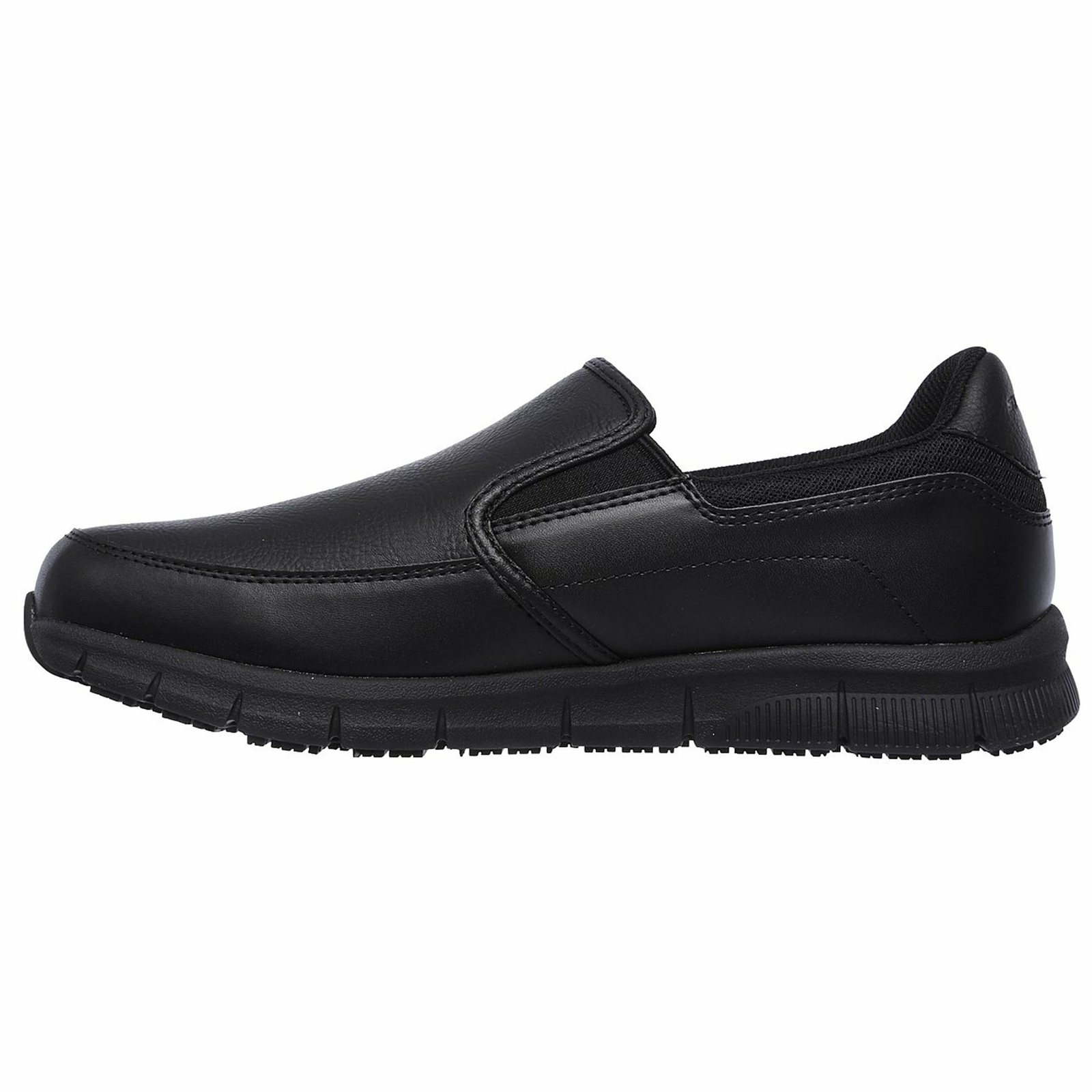 Skechers Men's 77157 Nampa Groton Memory Foam Slip Resistant Black Work