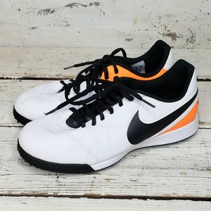 Nike Tiempo Legend Vi Tf Jr Youth Football Shoes 819191-108 Size 5.5 Multi  White | eBay