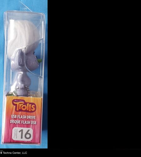 KIDdesigns USB 2.0 Flash Drive, Trolls Guy Diamond, Gray, 16GB, 2 Packs - Photo 3/4