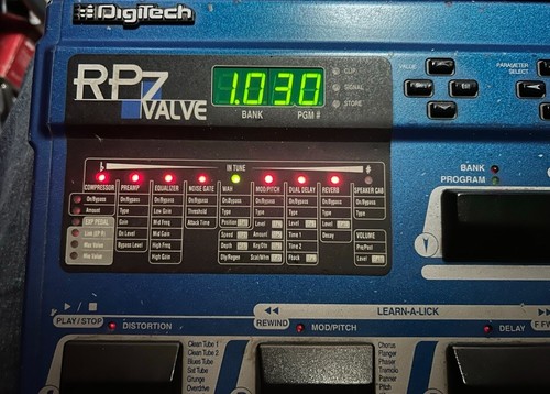 Vintage Digitech RP-7 RP7 Valve - Multi Effects Pedale Testato Funzionante 1999 - Imagen 2 de 15