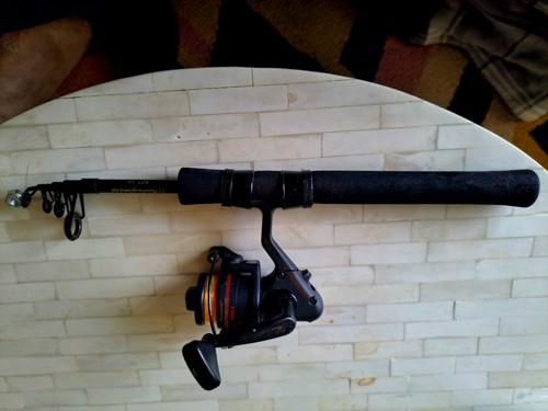 SHAKESPEARE Ultralight 2500ULX Spinning Reel & Shakespeare SPT46 Telescopic Rod