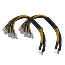 2pcs 6Pin Connector Sever Power Supply Cable ...