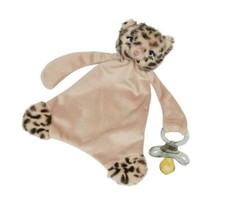 Maison Chic Lacey the Leopard Paci Blankie includes Pacifier