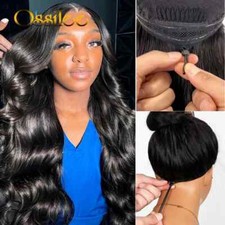 Body Wave HD Lace Frontal Wigs Pull Go Glueless Wig Human Hair with Drawstring