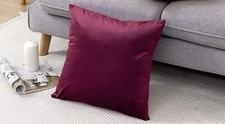 VELVET - Cushion Covers - Various Colours & Sizes - NEW