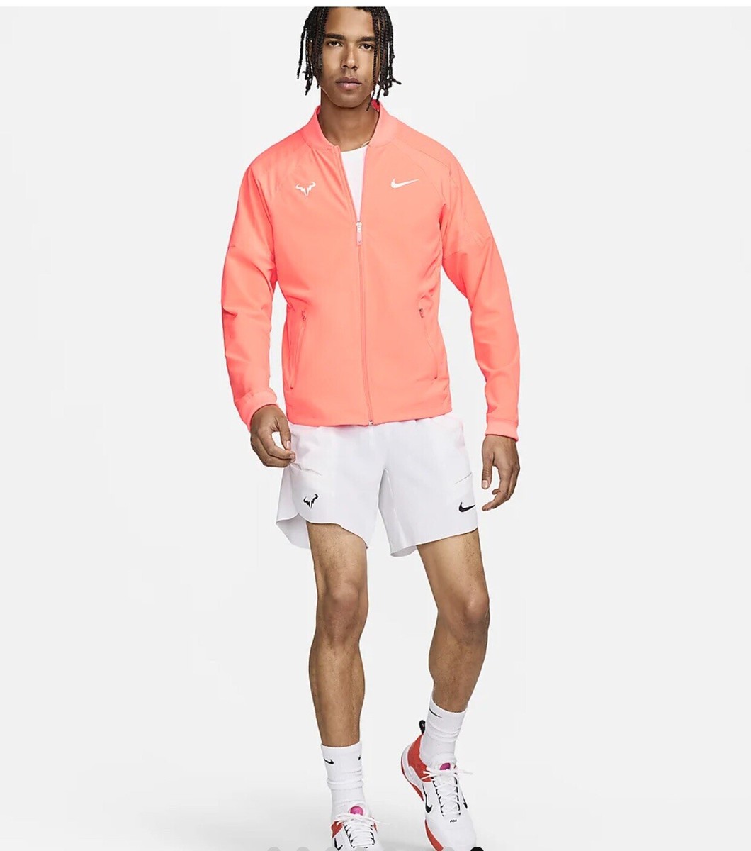 Nike Dri-FIT Rafa Nadal Tennis Jacket DV2885-854 Orange Blast