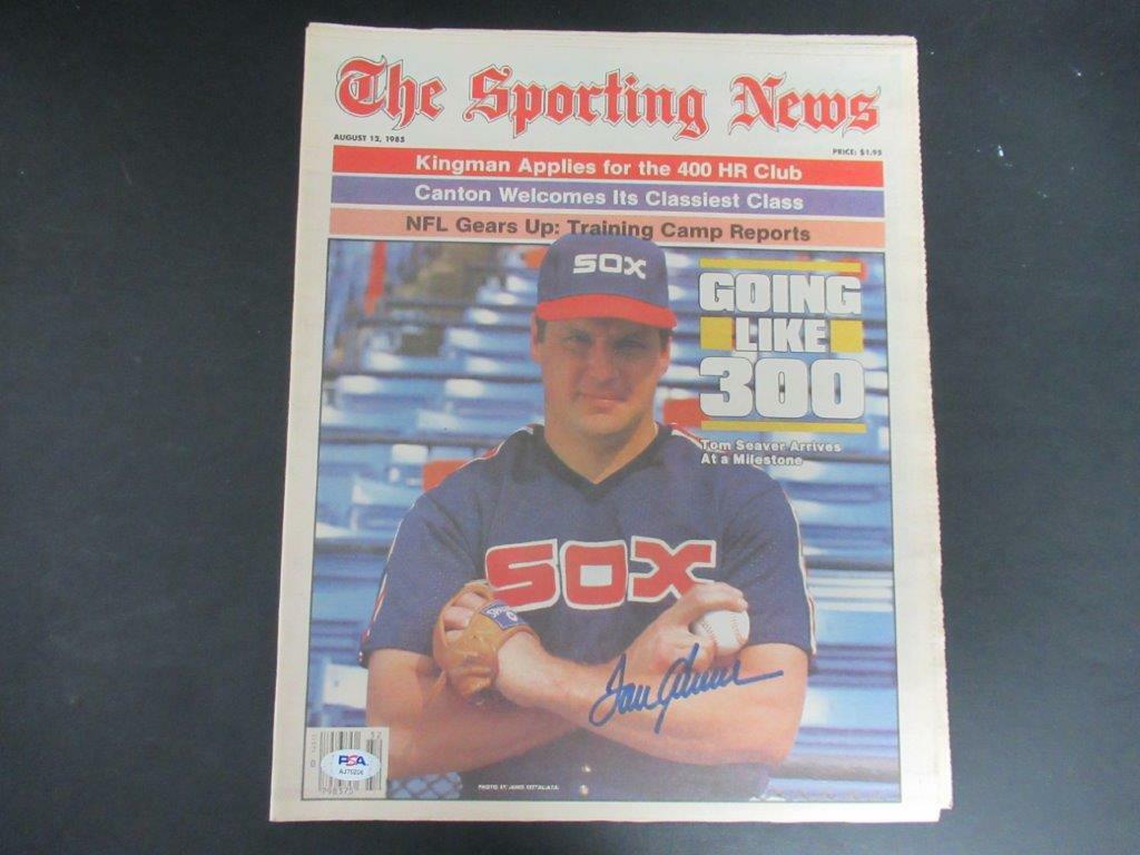 Tom Seaver Signed The Sporting News Autograph Auto PSA/DNA AJ70206