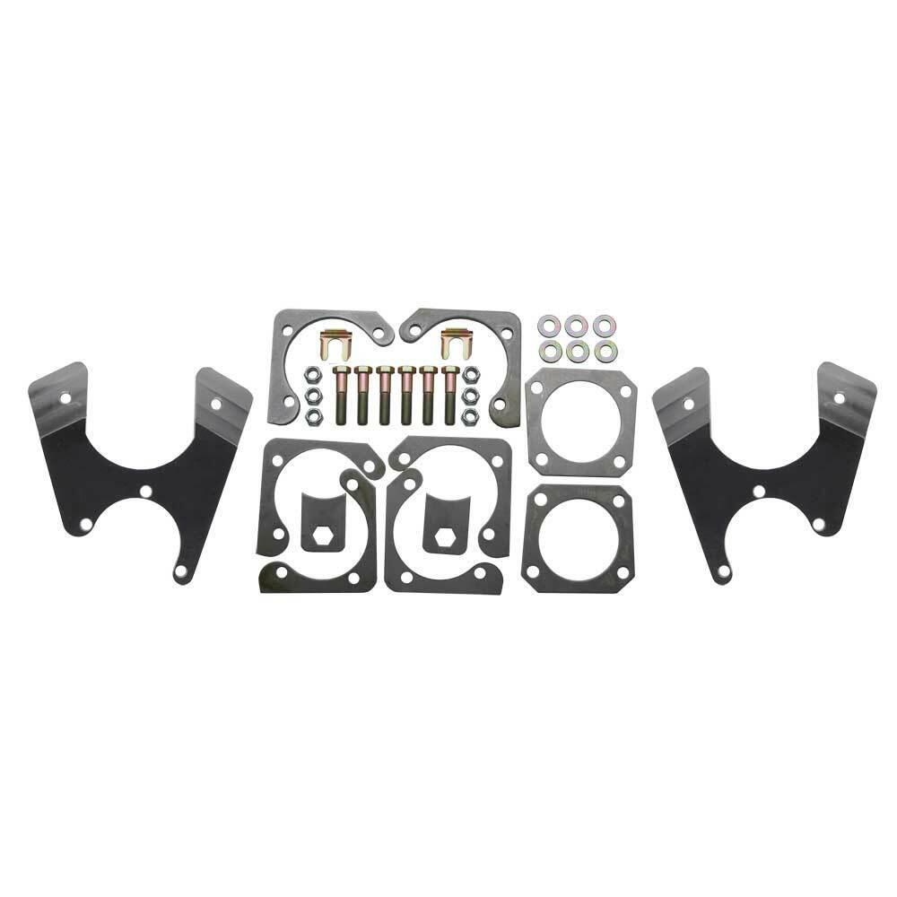 Staggered Rear Disc Brake Kit, GM F/X Body, 10 & 12 Bolt, Red Falak