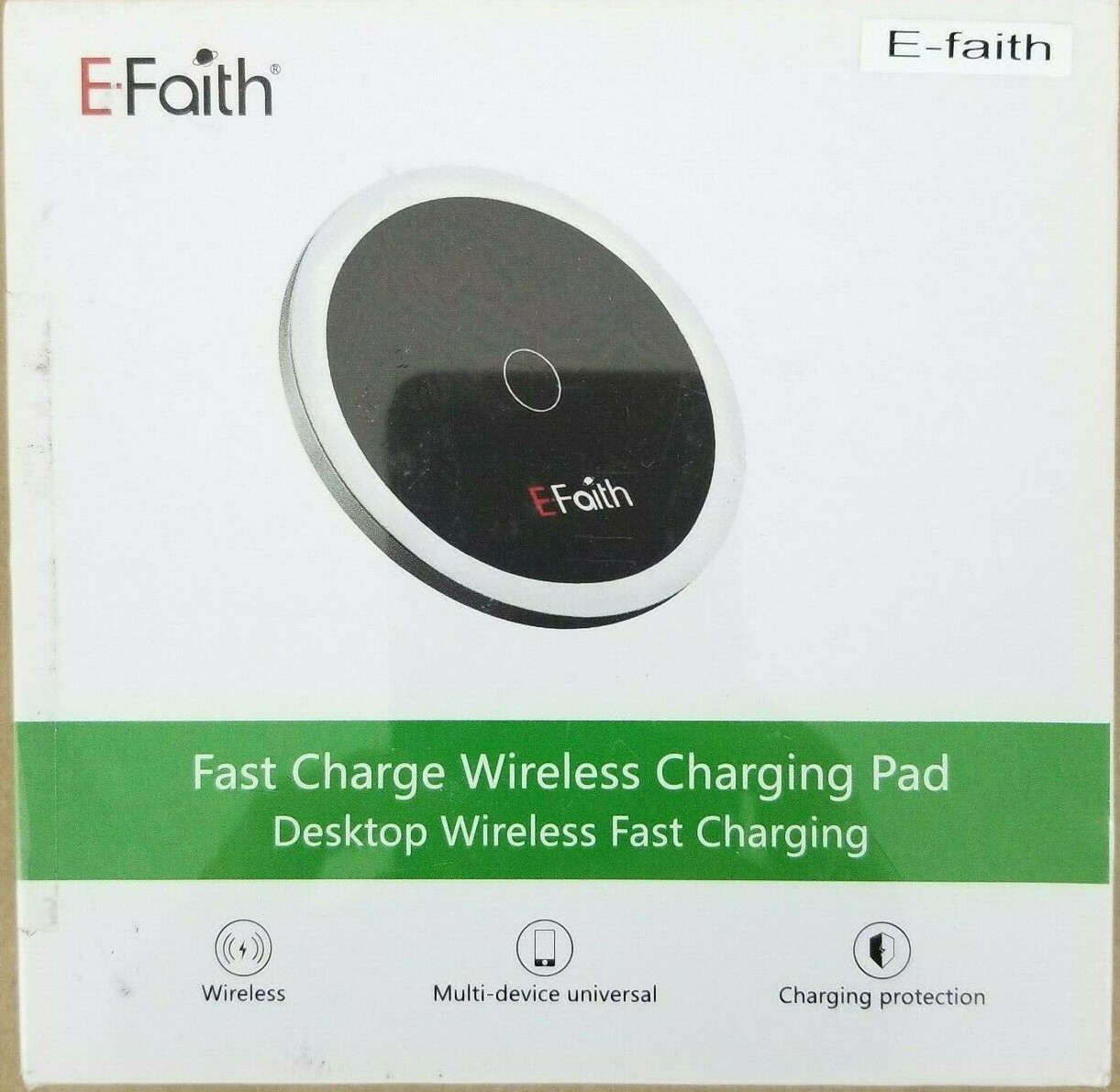 Portable Qi Wireless Charger for iPhone 8 8 Plus X and Samsung-image