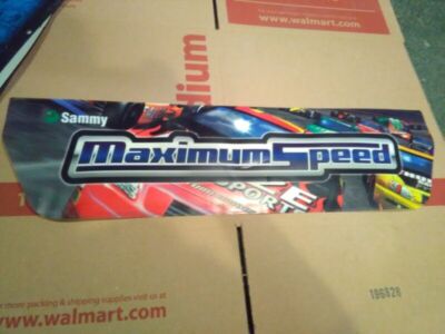 maximum speed arcade marquee #5