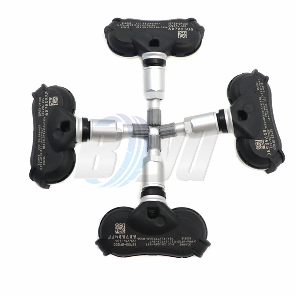 Nuevo sensor de presión de neumáticos TPMS de 4 piezas para Hyundai Genesis 2009-2013 sedán 315 MHz Foto 4 de 4