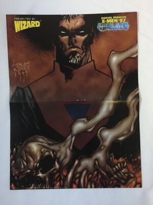 1997 Wizard poster ~ X-MEN TIMELINES b/w SPAWN | eBay