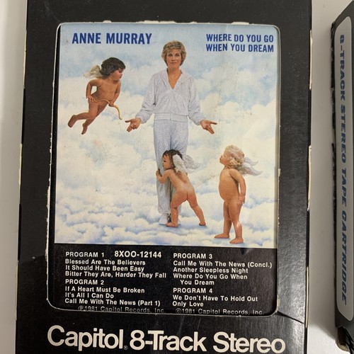 Kenny Rogers Greatest Hits & Anne Murray Where Do You Go 8 Track Cartridge Tape - Picture 2 of 10