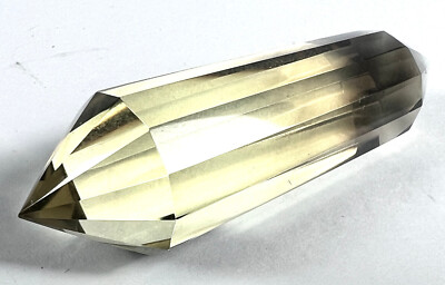 TIBETISCHE HOHE HÖHE CITRIN QUARTZKRISTALL 65 mm DT POINT VOGEL 12 SEITENSCHNITT