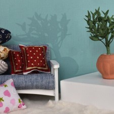 1 Pc Miniaturized Landscape Pillow Case Micro Decor Sofa Accessory Decor