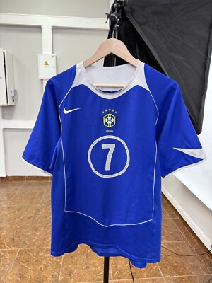 古着　NIKE ブラジルジャージ　ロナウジーニョ Nike Ronaldinho Brazil 2004 ロナウジーニョ ブラジル - メルカリ
