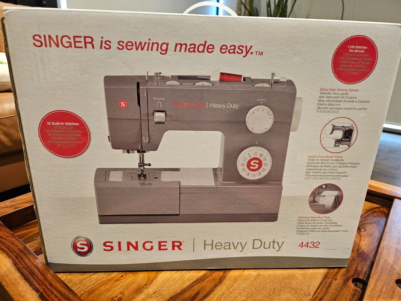 Singer 4423 Heavy Duty Sewing Machine 37431883018 eBay