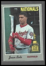 Juan Soto 2019 Topps Heritage #4 1970 Cloth Stickers Washington Nationals
