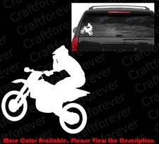 Off Road Dirty Bike Moto Car Window Vinyl Sticker Decal/Motorcycle MT001