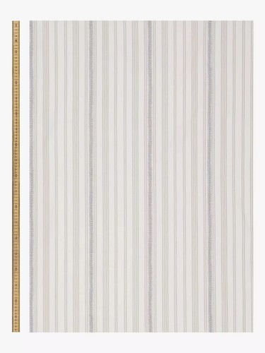 John Lewis Fabric Diderot Stripe Greige 1.7m RRP £25m - Picture 3 of 8