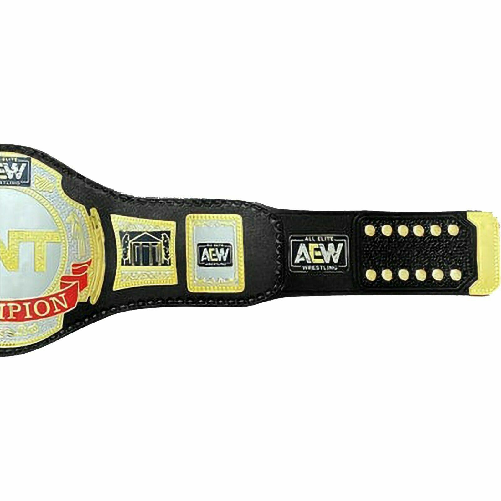 New HS AEW All Elite Wrestling Black trust TNT Replica L Tampa Mall Belt Champion