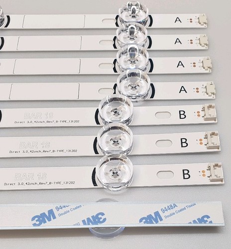 Ersatz Hintergrundbeleuchtung Array LED Streifenleiste LG 42LB580V 42LB5500 42LF580V 42LB650V - Bild 3 von 6