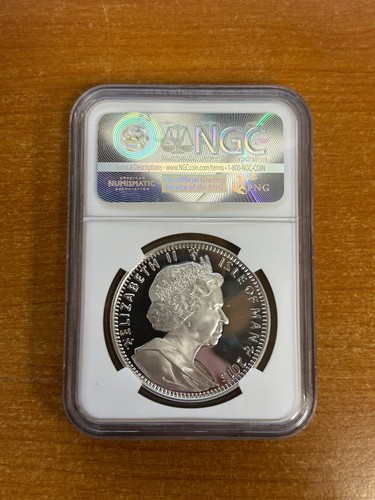 2015 Isle of Man Queen Elizabeth Longest Reigning Monarch Silver PF70 NGC - Picture 2 of 4