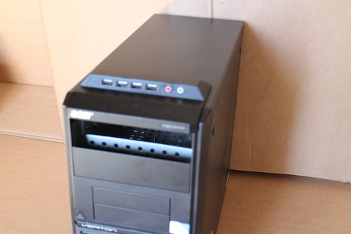 ACER VERITON STEEL PC CASE GAMING VINTAGE FULL METAL ACIER RETRO BON ETAT - Photo 5/16