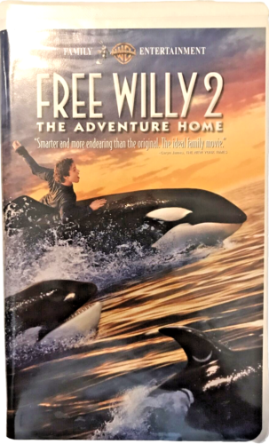 Free Willy 2: The Adventure Home(VHS~1995~Clam Shell)~Warner Home Video~PG Rated - Afbeelding 1 van 3