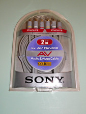 Sony VMC-N320PP Audio and Video Cable  2 Meters (6'6")  