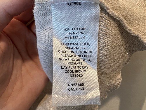 Nordstrom Shimmer Cropped Lightweight Cardigan Jeweled Buttons Girls Size 8 - Picture 10 of 10