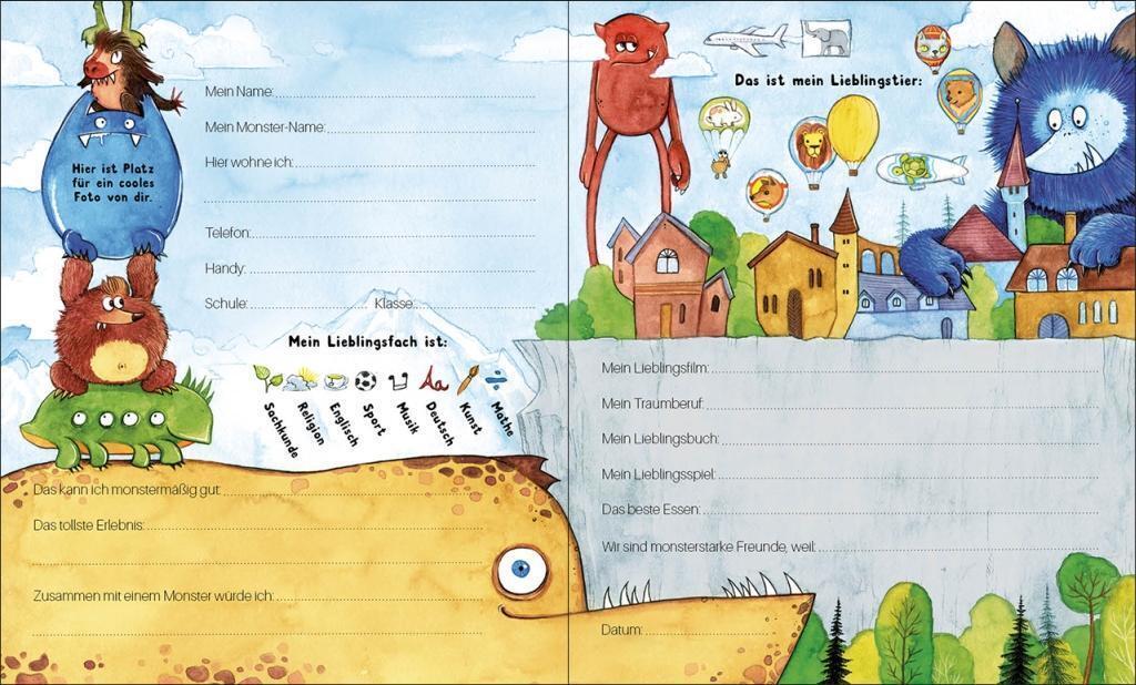 Thumbnail - Meine Freunde (monster) Loewe Eintragbücher Buch Eintragbücher 80 S.