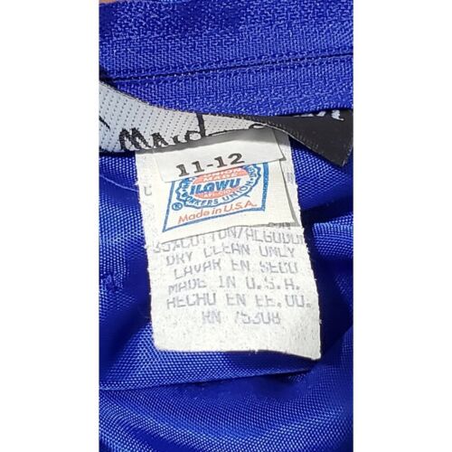 Zum Zum Dress 11-12 Sapphire Blue Velvet Lace Gown Formal Prom Wedding Party - Picture 9 of 11