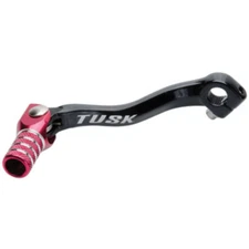 Tusk Racing Folding Shift Lever + 1" Black/Red Tip for Honda Off-Road
