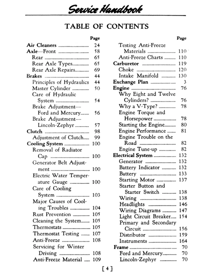 Ford Mercury Car and Pickup Truck Repair Shop Manual 1937 1938 1939 1940 1941  - Image 2 of 3