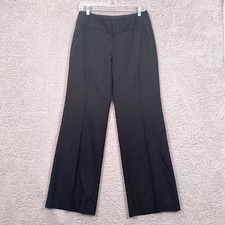 Vintage J Crew Womens Size 4 Black Martin Stretch Pants Office Workwear Formal