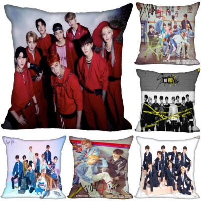 Stray Kids Pillow Skz Home Decorative Bedding Birthday Gift DIY Christmas Decors