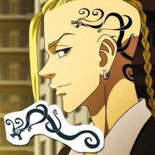 Draken Temporary Tattoo - Draken Cosplay Tattoo / Tokyo Revengers Costume