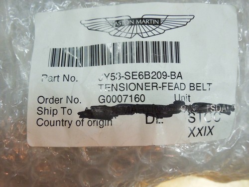 2012-2023 ASTON MARTIN DB11 V 8 TENSIONER-FEAD BELT JY53-SE6B209-BA NEW OEM - Picture 4 of 6